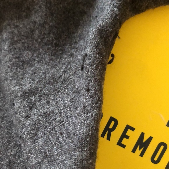 Talbots size M gray half sleeve sweater cardigan wool angora blend - Picture 5 of 5